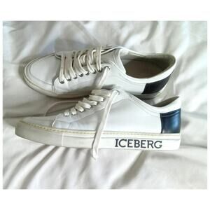 Iceberg Men's Low Top Tennis Shoes - 9/10 (Pls read description)